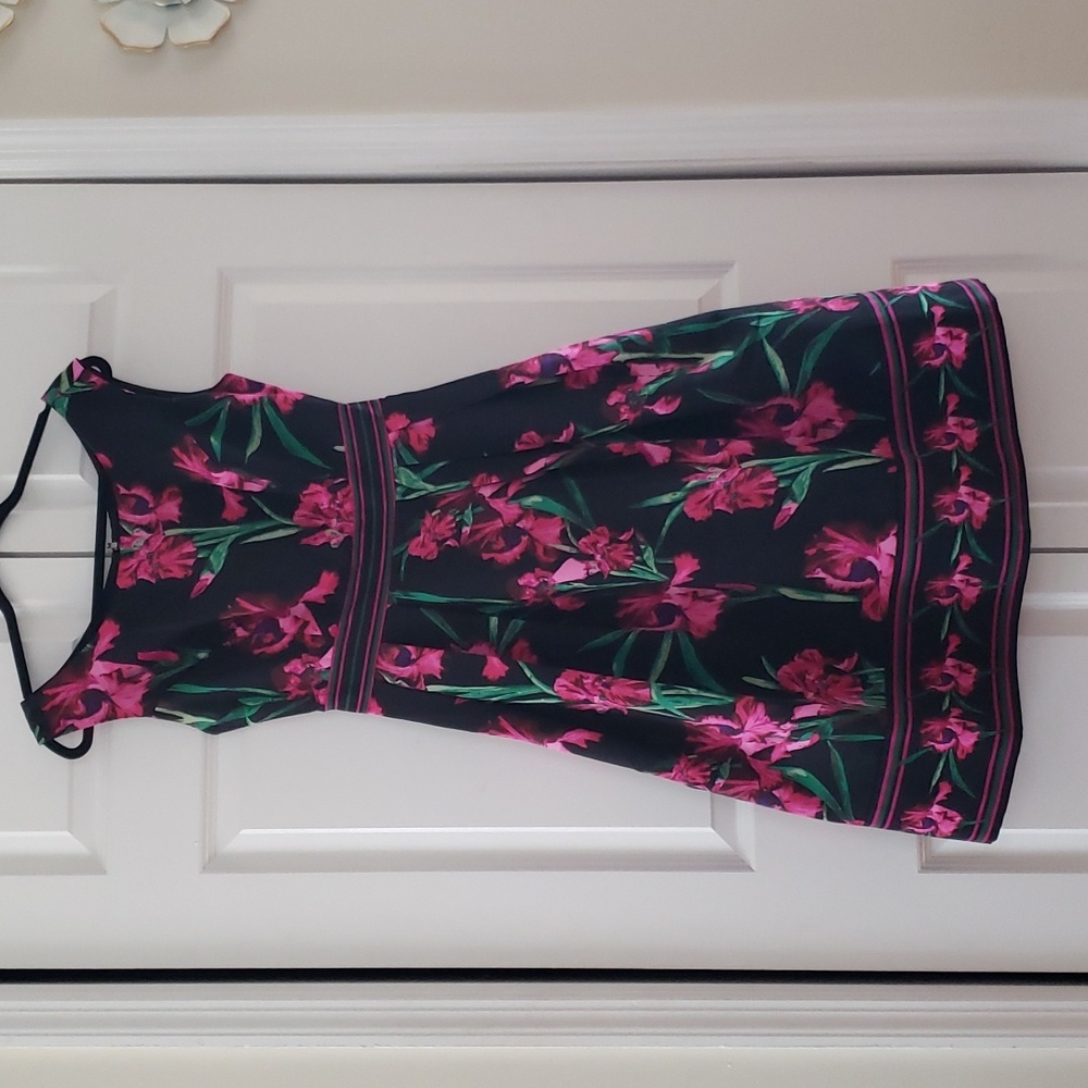 Eva Mendes floral dress